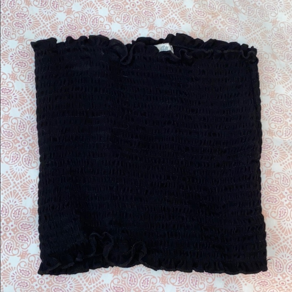 Brandy Melville John Galt Black Tube Top